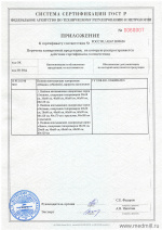Сертификат соответствия №0460350 (2 стр.)