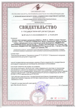 Свидетельство о государственной регистрации
