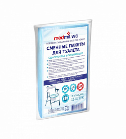 Сменные пакеты для туалета Medmil WC 15 шт.