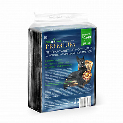 Petmil WC Premium black 60х40 10 шт.